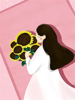 水晶花摆件